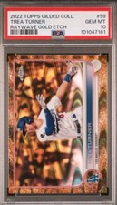 2022 Topps GILDED TREA TURNER PSA 10 #6/25