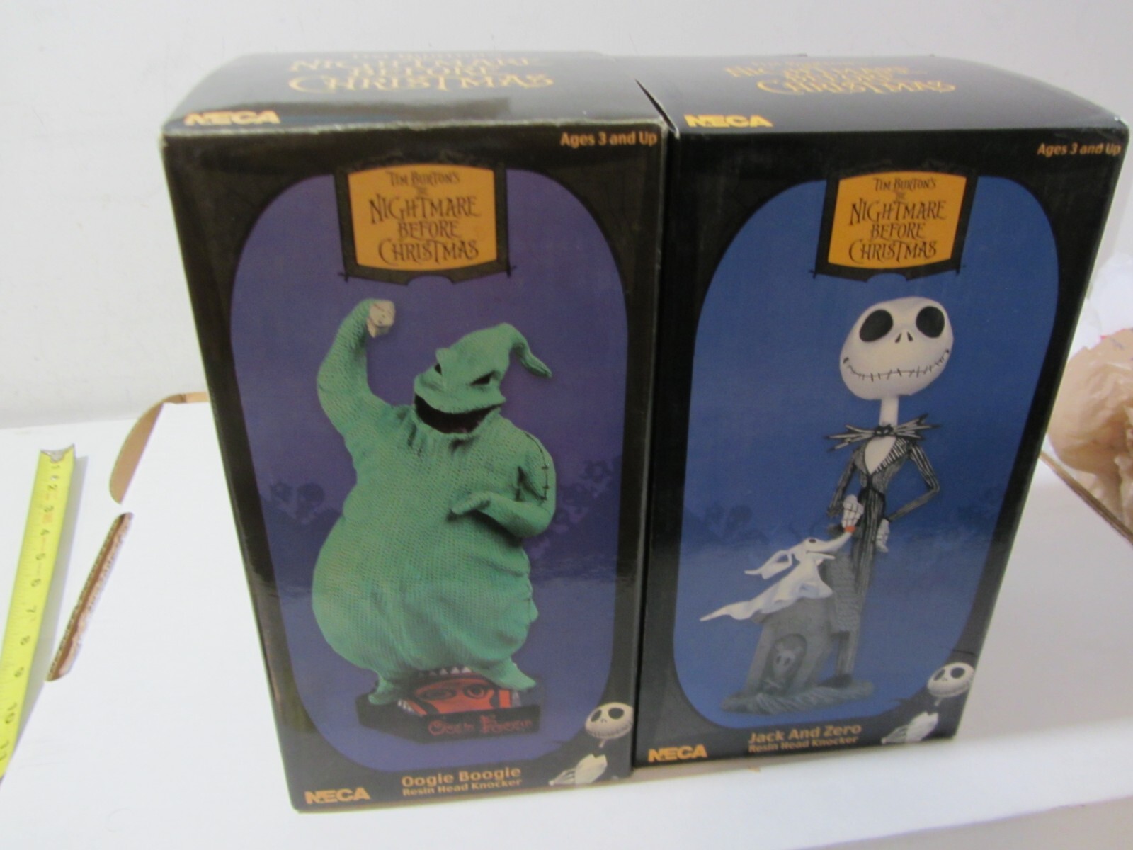 NECA Jack Zero Oogie Boogie Head Knocker figures 2004 Nightmare Before Christmas