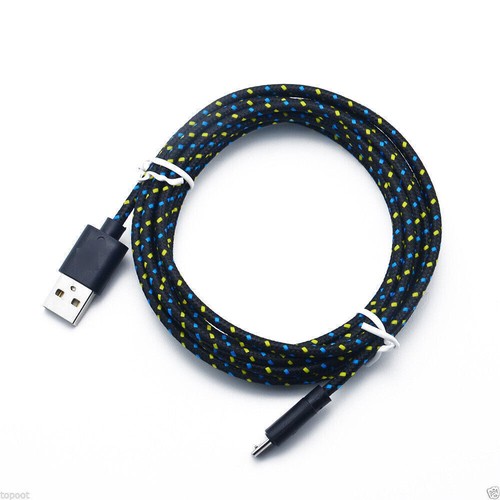 3 6 10FT Micro USB Braided Fast Charger Data Sync Cable Cord For Samsung Android - Picture 12 of 35