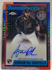 2025 Topps Series 1 1990 Topps Chrome Auto Adrian Del Castillo #052/299 90CA-AD