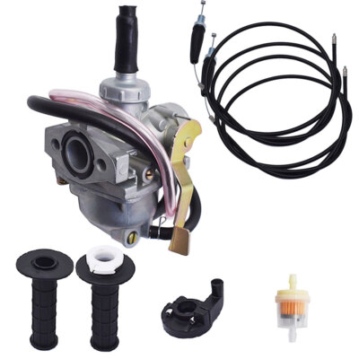 Carburetor & Throttle Cable & Handle Grip Bar For Honda CRF50F - Foto 8