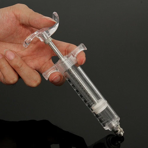 1/2/3/4 set 20/50/100ml Reusable Veterinary Syringe For Livestock Supply Tool - Bild 5 von 14