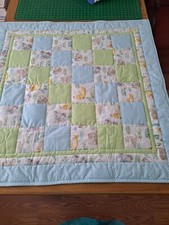 Baby Quilt "Safari Friends" 42"x 42" 100 Cotton Flannel 64.95