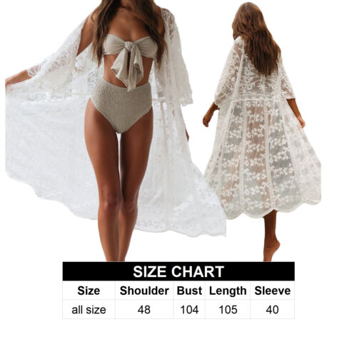 Damen Boho Strandkleid Minikleid Bikini Cover Up Freizeit Tunika Kleid Longtops - Bild 4 von 25