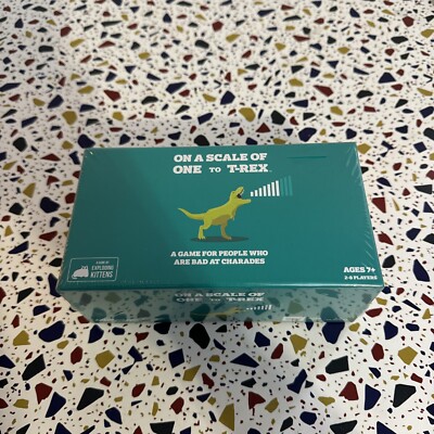 On A Scale of One to T-Rex Game. Neu & Versiegelt