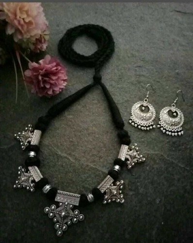Indian Ethnic Black silver color 