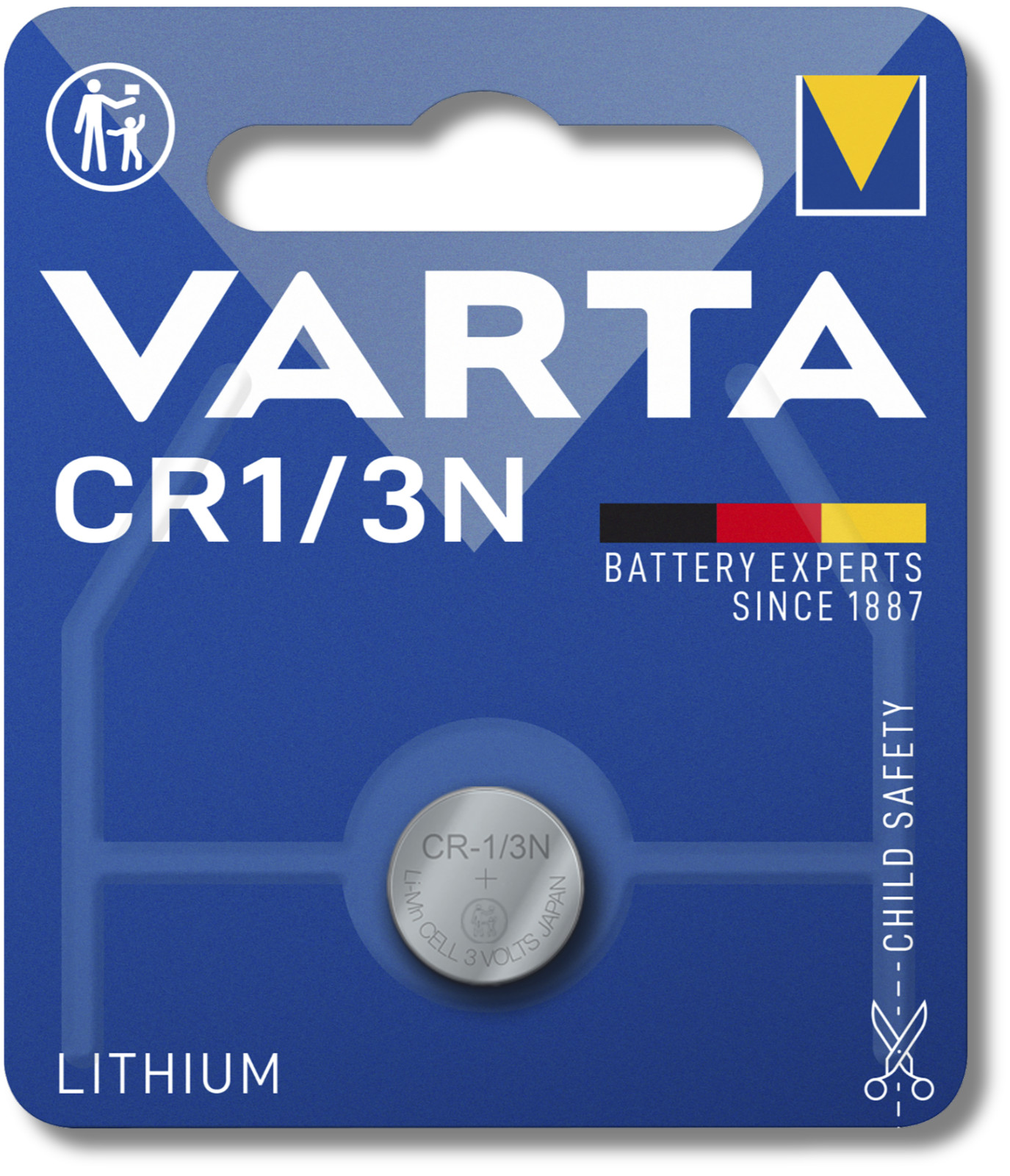 1x VARTA CR1/3N 1/3N Battery 3V Lithium Cell Button DL1/3N *EXPIRY 04/2035*