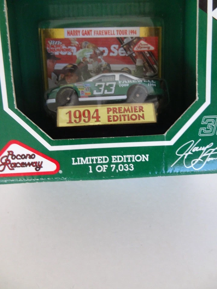 Racing Champions Premier 1994 1/64 #33 Harry Gant Farewell Tour Pocono Raceway Foto 3 de 4