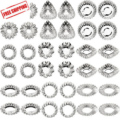 Set of 36 Egg Tart Molds for Baking Mini Tartlet Tins Ensaymada Molder