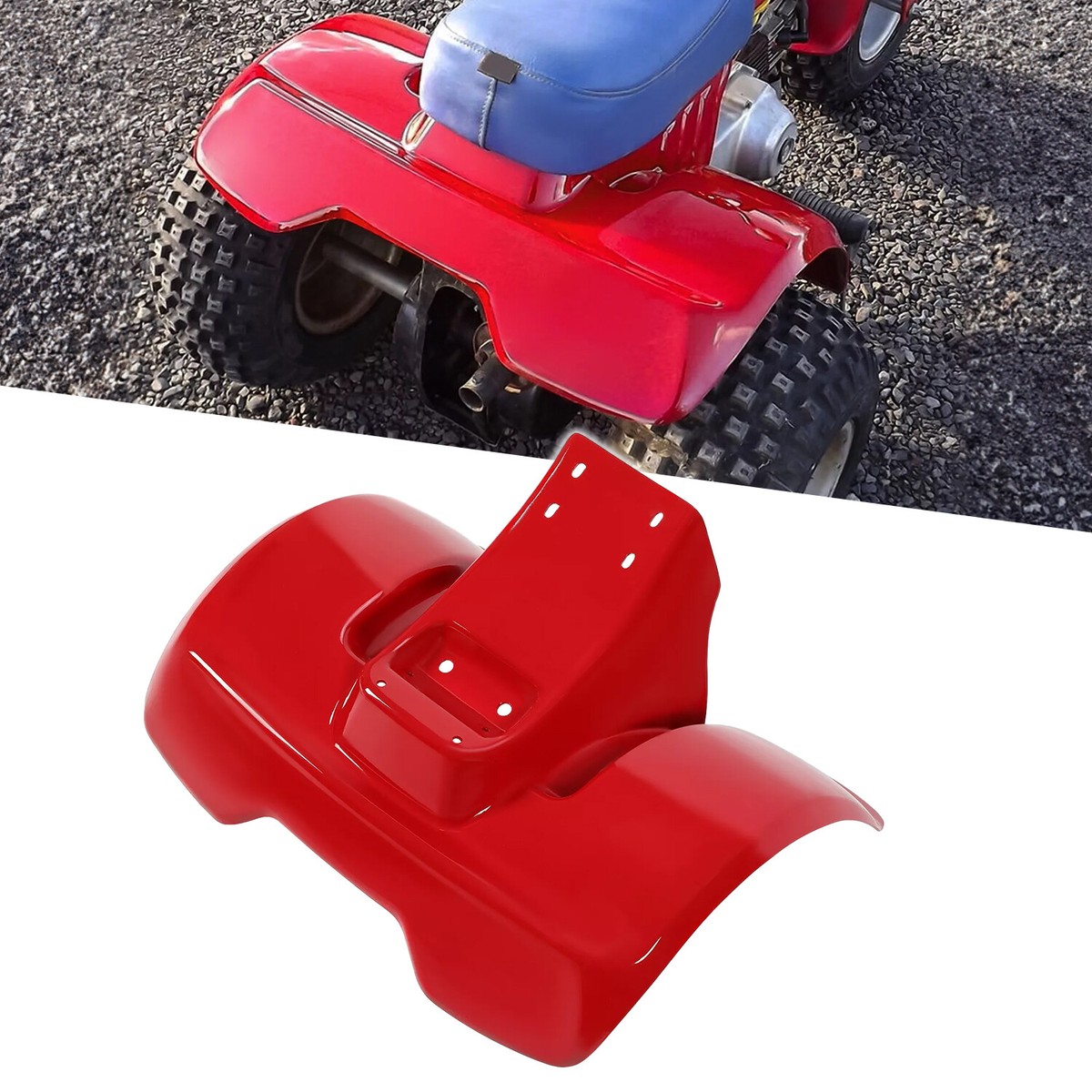 For Honda ATC70 1978-1985 Red Rear Fender Plastic Kits New | eBay