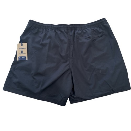 Chubbies NWT The Obsidians 5.5” Freestyle Swim Trunks Short Black XXL - Picture 2 of 5