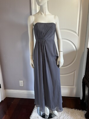 grey strapless maxi dress Rosalie A Strapless Maxi Dress – 321 Sold main image 0