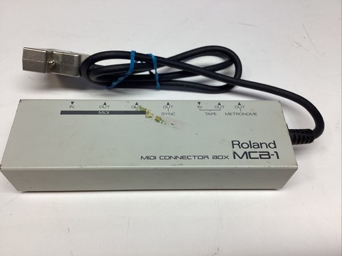 VINTAGE ROLAND MCB-1 MIDI Connector Box Only Interface Music Audio Instrument - Picture 2 of 14