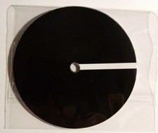 Turntablist White Stripe Scratch Marker 12" Vinyl Record Centre Labels (Pair)