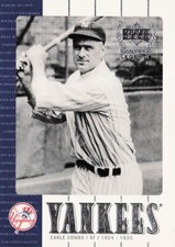2000 Upper Deck Baseball Yankees Legends #19 Earle Combs