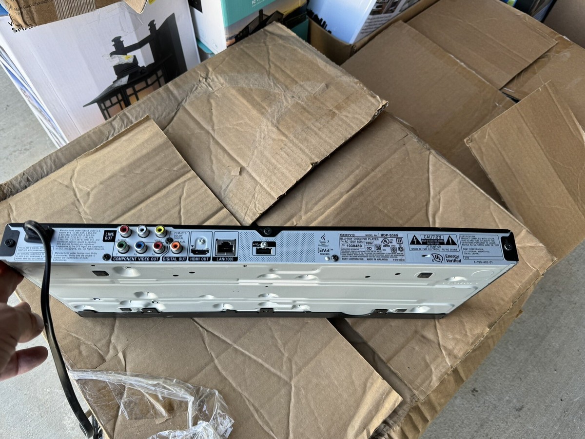 Sony BDP-S380 Blu-Ray Disc DVD Player W/ WiFi Streaming & Remote