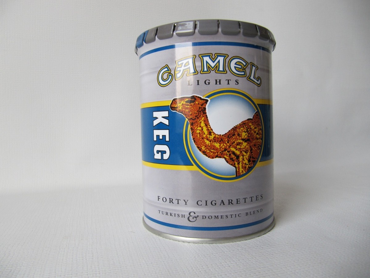 vintage camel cigarettes unopened Vintage Camel Cigarettes Keg Factory Unopened 40 Turkish & Domestic Tin for  sale online