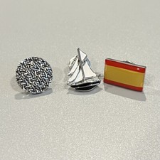 3 Pieces Lapel Pin Set Fancy Men Suit Brooches
