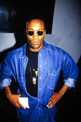 John Singleton at premiere party for Poetic Justice New York New Y - Old Photo