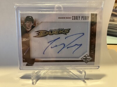 2012-13 Panini Limited Monikers Signatures /99 Corey Perry #M-PE Patch ...