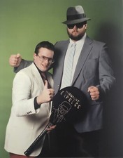 VINTAGE 80’s PRO WRESTLING PHOTOS JIM CORNETTE  & BIG BUBBA 2.  8 X 10