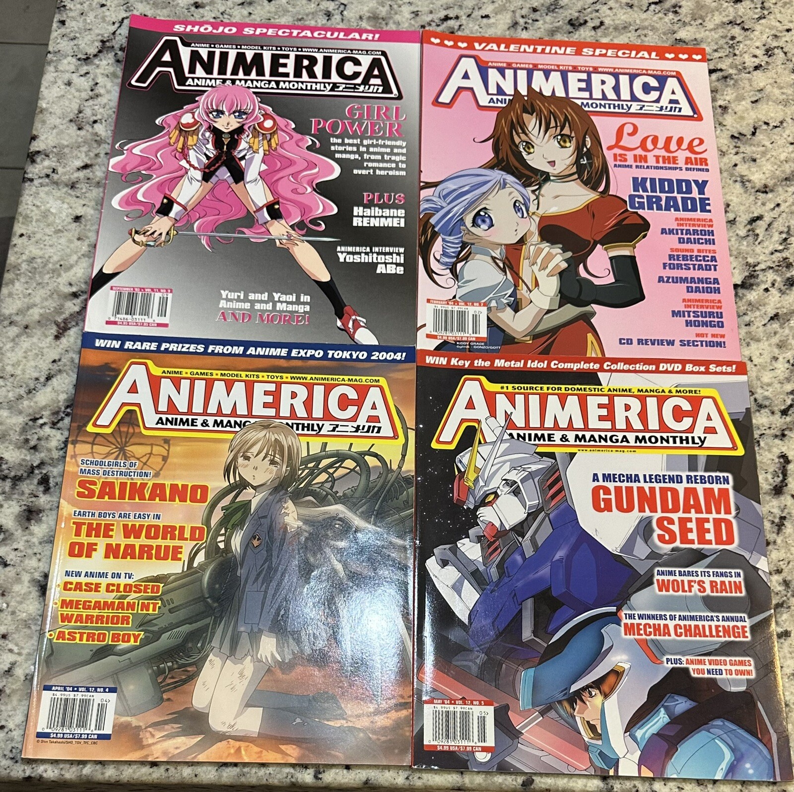 Lot Of 4 Animerica Magazine Issues 2003-2004 | eBay