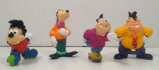 Vintage Disney PVC Figures Lot Goofy Movie Goof Troop Max Pete Goofy Petey P.J.