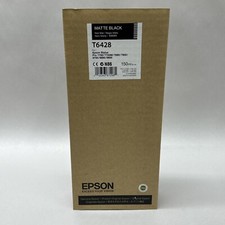 Genuine Epson T6428 Matte Black Ink 150ml Stylus Pro 7890 New OEM Cartridge EXP