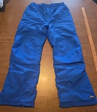 LANDS  ENDUnisex Squall Snow Pants Size 12 Grow-A-Longs Outdoor Play Warm
