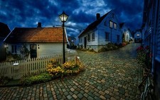 Landscape architecture building nature norway house Custom Gaming Mat Desk