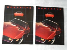 2 Original 1981 Corvette Sales Brochures 2 Original 1981 Corvette Sales Brochures