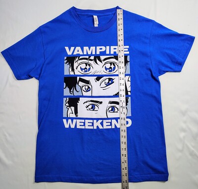 古着 Vampire Weekend XL バンドTシャツ NWOT VAMPIRE WEEKEND 2024 BRIAN LEE O'MALLEY ANIME EYES BAND TEE