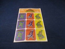 Teenage Mutant Ninja Turtles Stickers TMNT Artis 1989 4 Sheets 36 Stickers