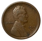 Circulated 1916 Year Lincoln Wheat US Small Cents (1909-1958)