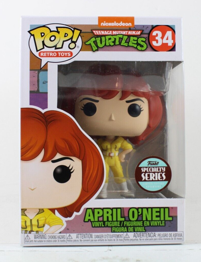 G7 Funko Pop Specialty April O'Neil Teenage Mutant Ninja Turtle Vinyl Figure 34