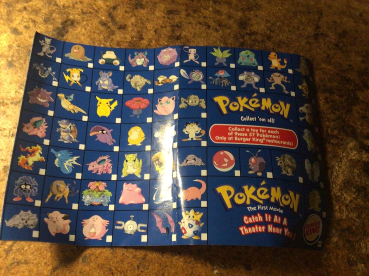 POKÉMON 1999 Burger King COMPLETE set of 13 different