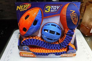 nerf dog toy set