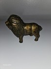 Antique Vintage Cast Iron Lion Still Bank AC Williams Gold Paint Large 7in  — photo 4