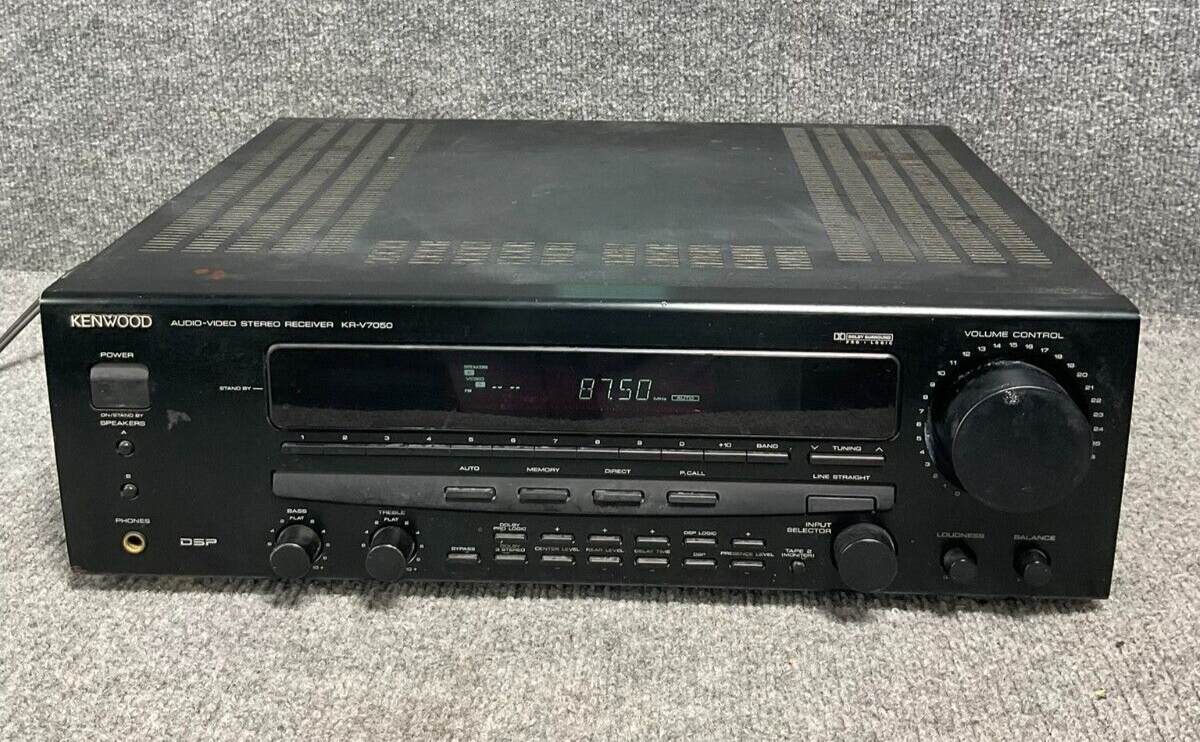 Kenwood Audio Video Stereo Receiver KRV7050, Dolby Surround Pro Logic
