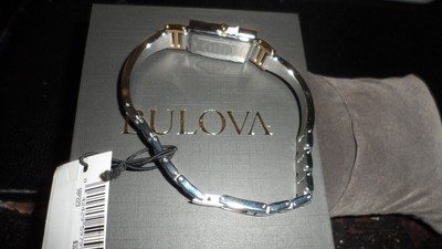 Bulova Classic Diamond Two-Tone Stainless Steel Quartz  display picture 2
