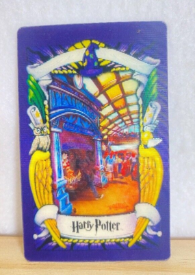 その他 Harry Potter 3D Lenticular Cards Platform 9 3/4 Harry Potter Frog Chocolate 3D Lenticular Card From