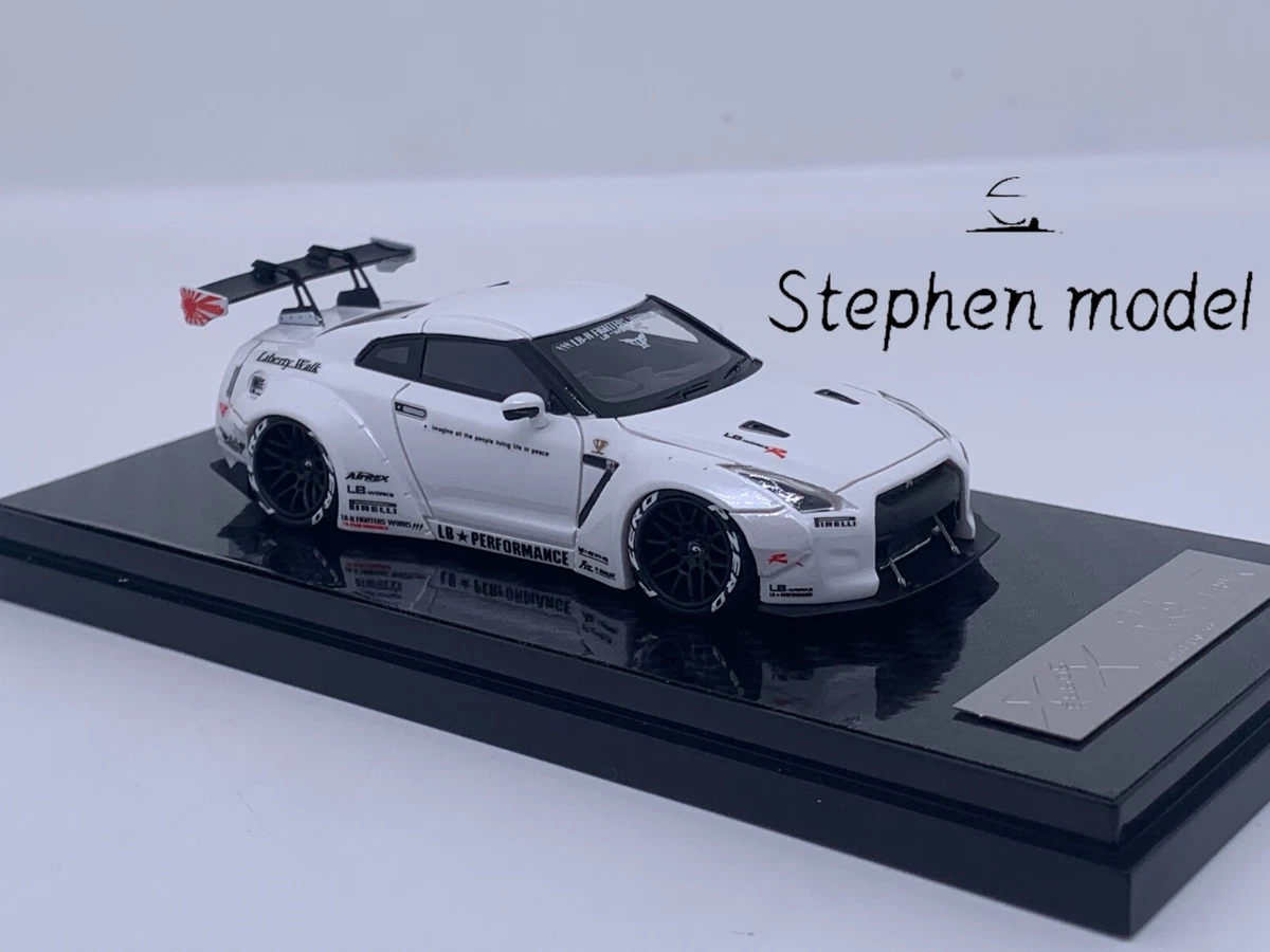 ★未開封　LB Works Nissan GT- RWhite GTR35 白 MINI GT 64 LB WORKS Nissan GT-R (R35) White Type 1 , Rear