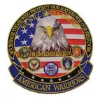 美国战士鹰大补丁 VETERAN USCG 军队海军 USMC 美国空军