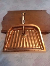 Vintage Dustpan JV Reed Copper Color Little Rust