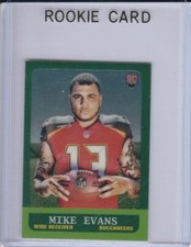 MIKE EVANS ROOKIE CARD 2014 Topps Chrome Mini Version Football TAMPA BAY BUCS RC