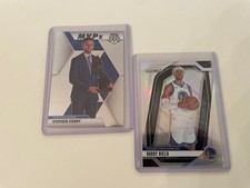 2019-20 Panini Mosaic - MVPs Stephen Curry + Prizm Buddy Hield SIlver Warriors