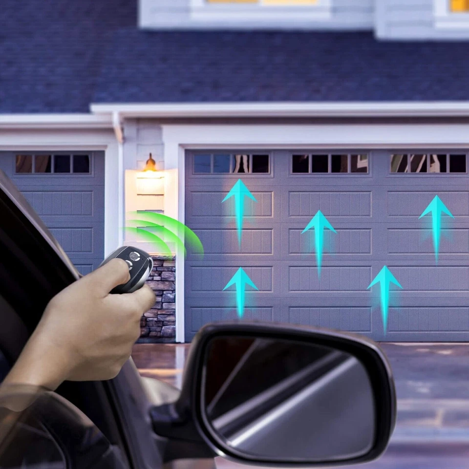 Handsender 4 Taste Tor Garagentor Öffner Fernbedienung 433MHZ Tor Rollen Funk - Bild 2 von 4