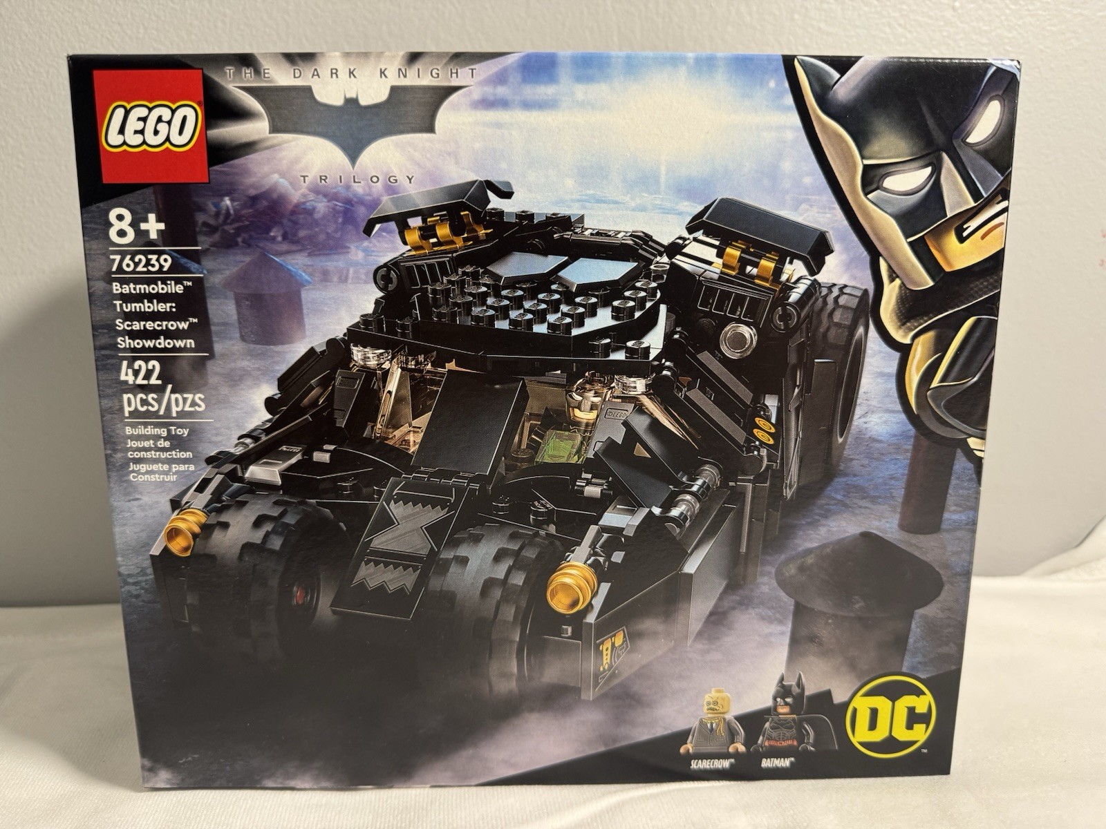 Lego Batman Batmobile Tumbler Scarecrow Showdown 76239 DC Comics Retired Set  