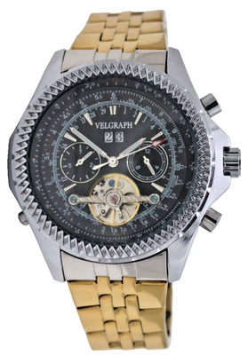 Velgraph Automatik Herrenuhr 48mm Edelstahl Automatic Movement Vollkalender