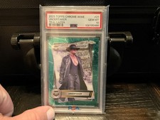 2025 Toppc Chrome Wwe Undertaker Teal Laser GEM MT 10￼